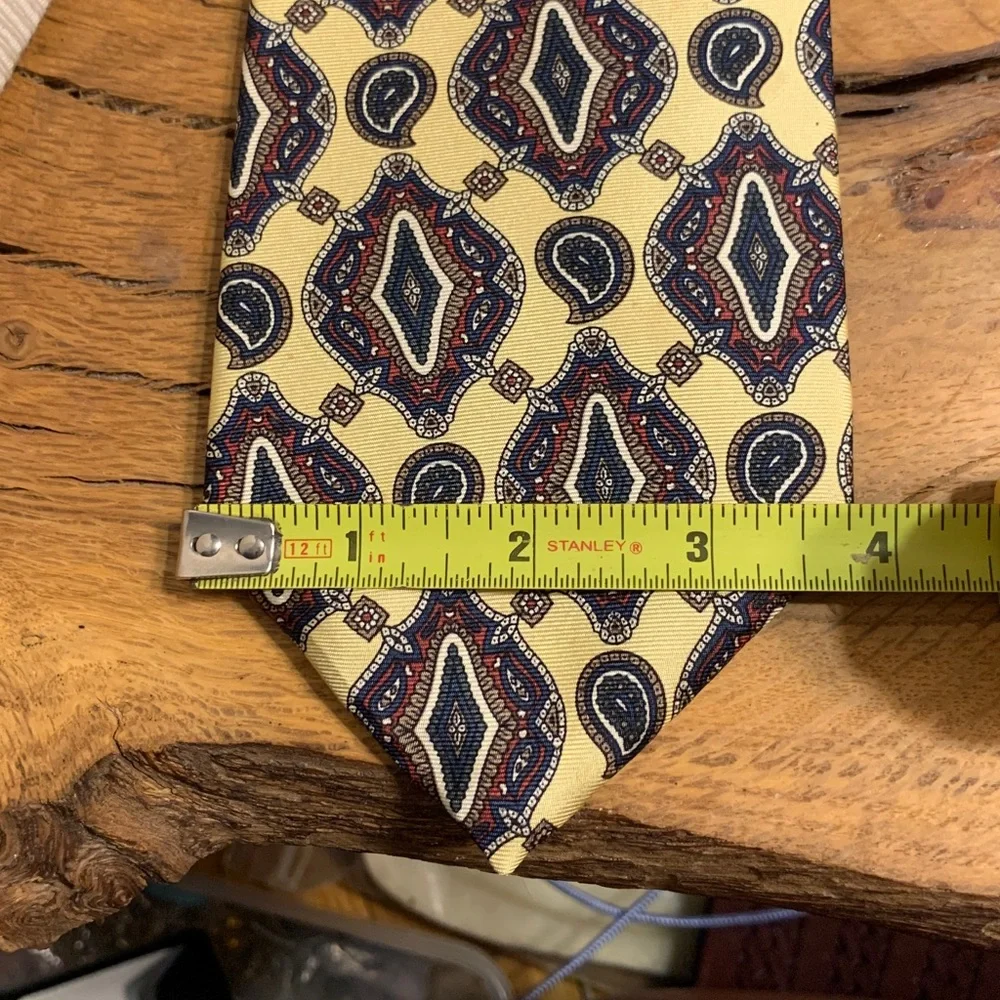CHRISTIAN DIOR MONSIEUR PAISLEY SILK TWILL NECKTIE - Picture 9 of 12